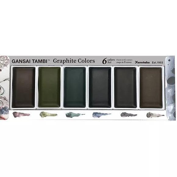 

Sale Zig Kuretake Gansai Tambi Graphite Set 6 Colours (Mc20Gr/6V)