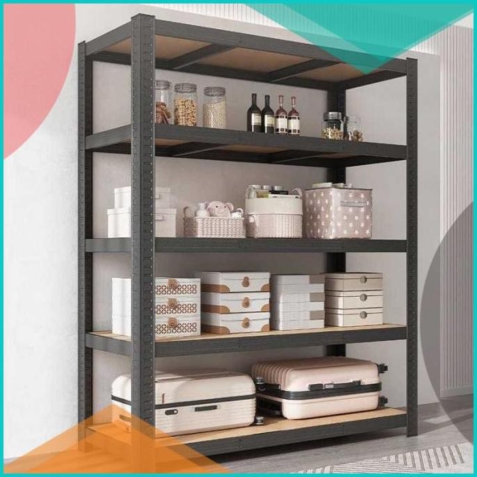 Rak Susun Rak Besi Siku Lubang Rak Susun Serbaguna Gudang Rak Barang 3