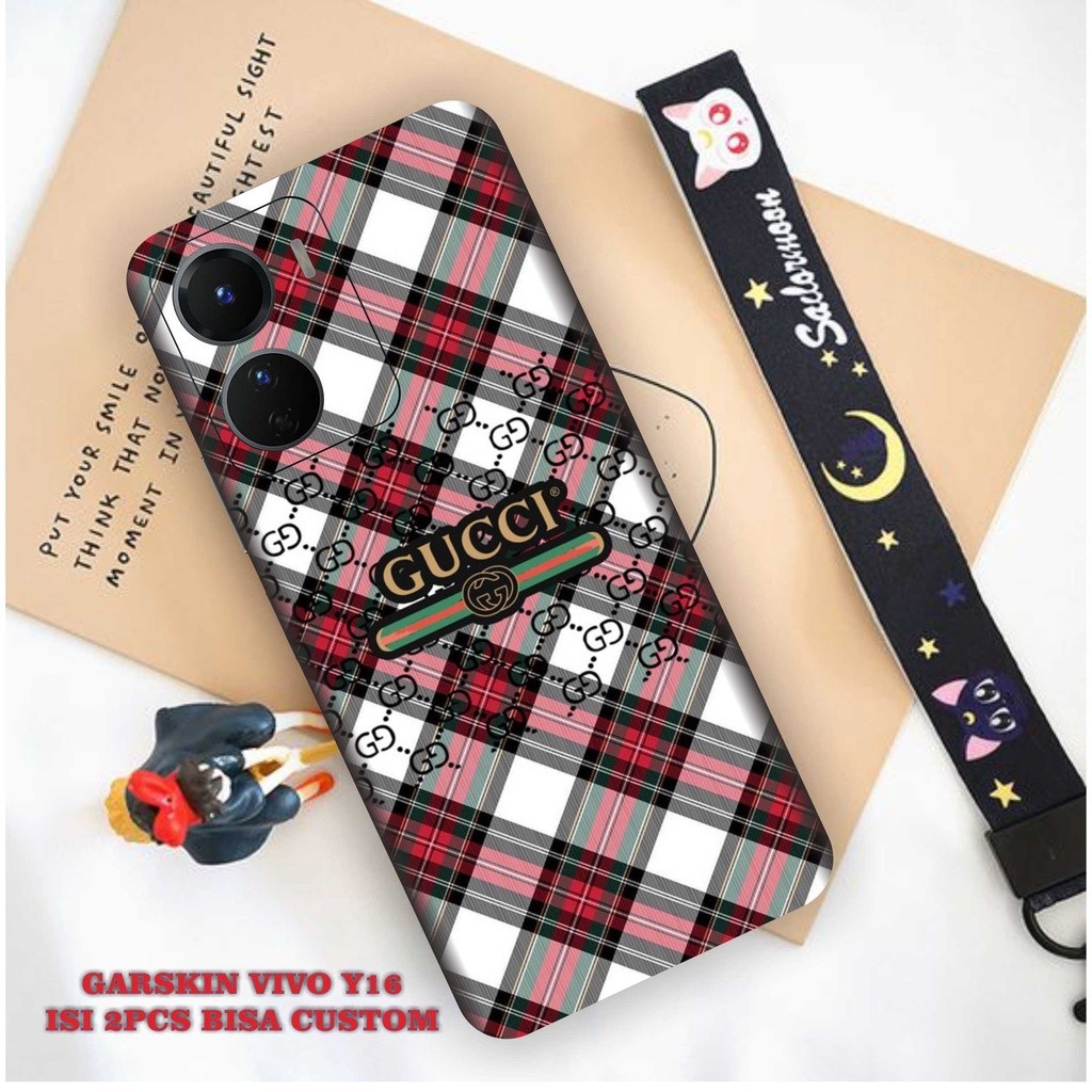 

Wrap* Vivo Y16 Wrap Skin Stiker Garksin CUSTOM Gratis (2pcs)
