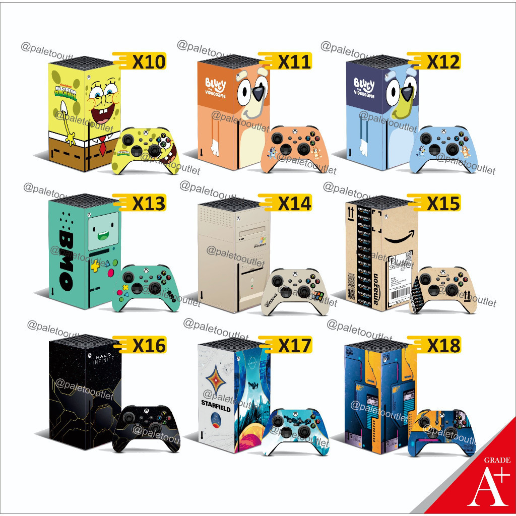 

Wrap* Stiker Xbox Series X Limited Edition Request Lain Dari Kalian Wrap Skin Stiker Garksin CUSTOM Gratis (2pcs)