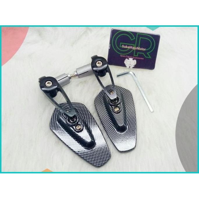 spion jalu Spion Bar End oval karbon msx racing universal semua motor