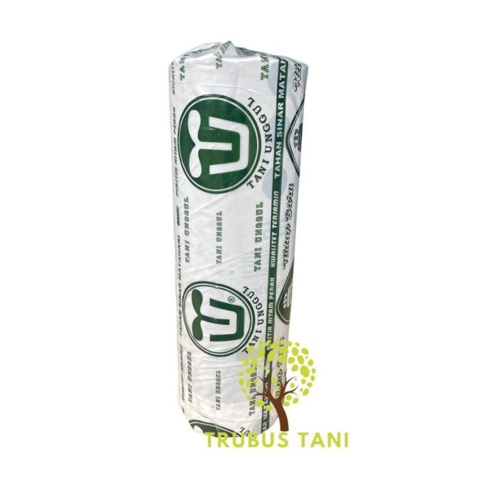 Mulsa BELL 1/2 Roll 9Kg - lebar 100cm - Plastik Mulsa Hitam Perak