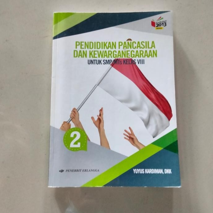 

FREE ONGKIR buku PPKN untuk SMP kelas 8 K 2013 terbitan Erlangga
