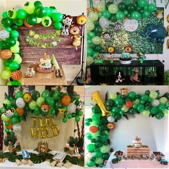Paket Dekorasi Ulang Tahun Anak Tema Jungle Animal