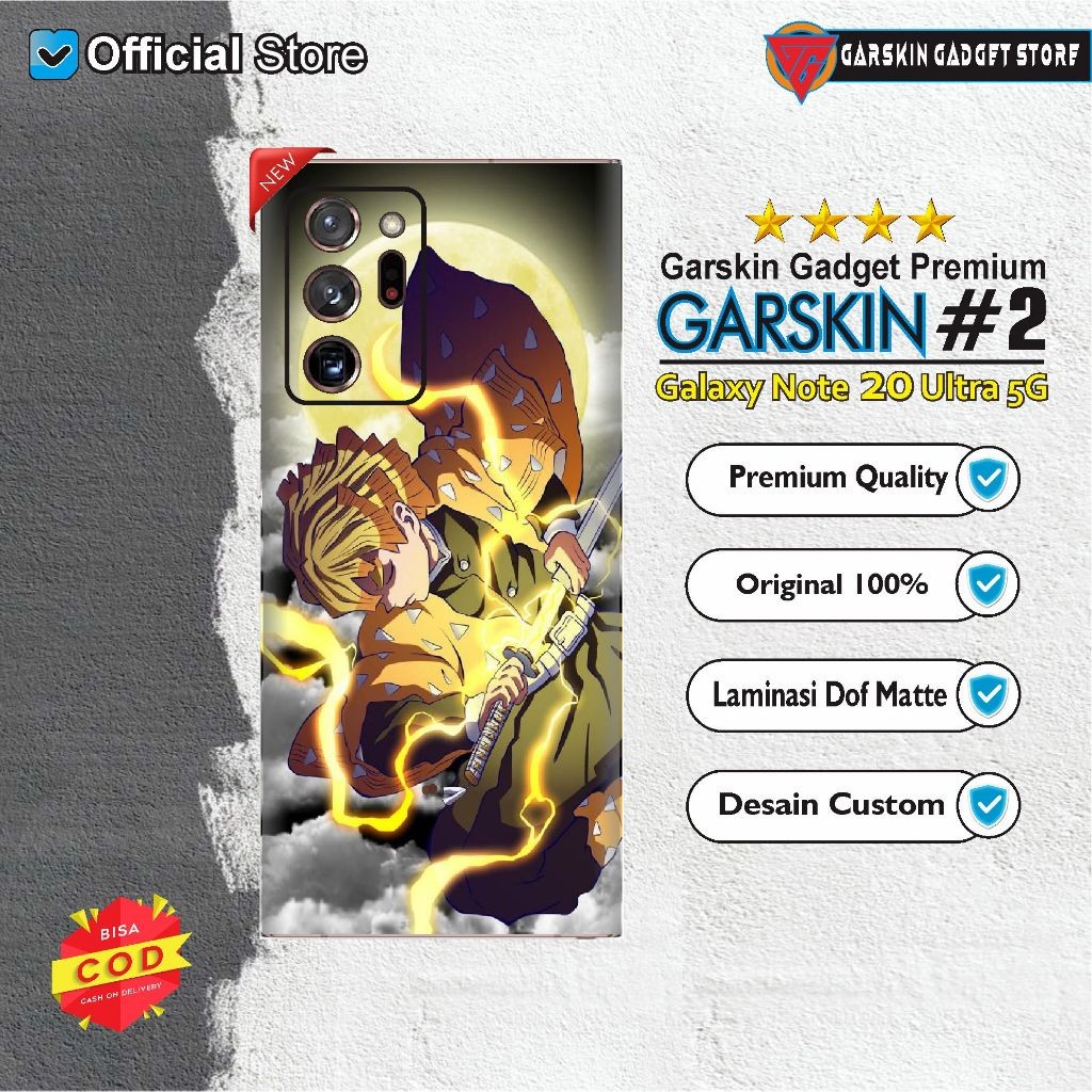 

Wrap* Galaxy Note 20 Ultra 5g Demon Slayer Wrap Skin Stiker Garksin CUSTOM Gratis (2pcs)