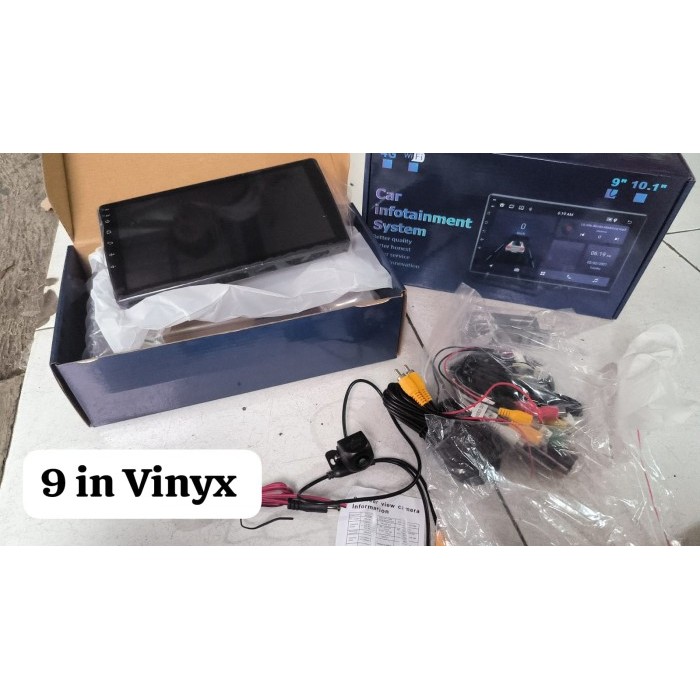 Head Unit Android Vinyx 9iInch Free kamera - 4/32Gb - Dinasti Audio