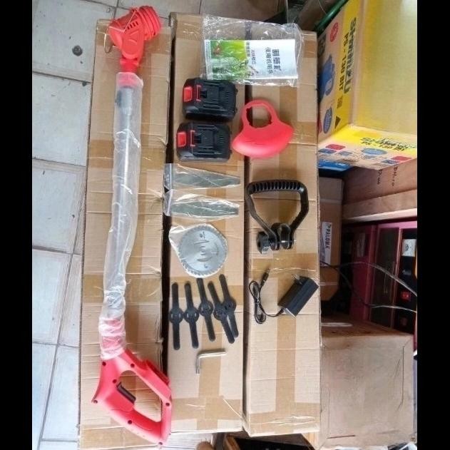 Mesin Potong Rumput Baterai 24v Pemotong Rumput Portable Cordless