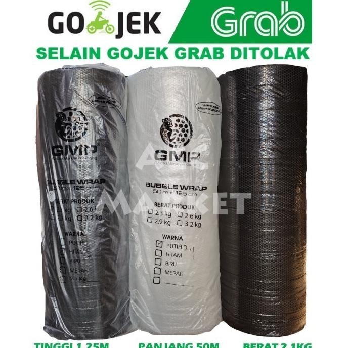 

Terlaris! Bubble Wrap Plastik Roll 50M X 125 Cm Packing Buble