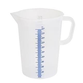 Terlaris Green Leaf 1833 Measuring Cup Gelas Ukur Takar Plastik 3000Ml 3000 Ml