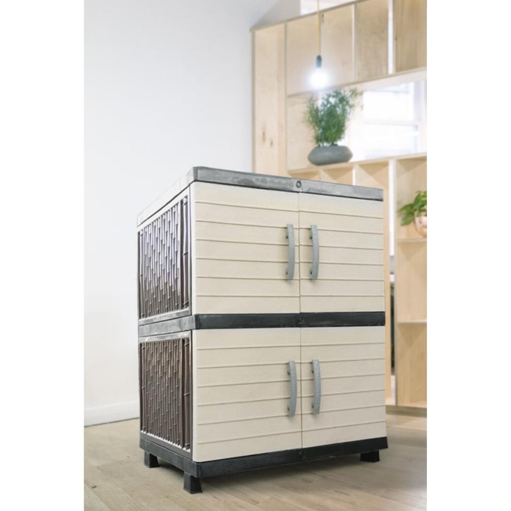 Terlaris Lemari Plastik Susun 2 Jumbo Galaxy Lemari Baju Plastik Jumbo