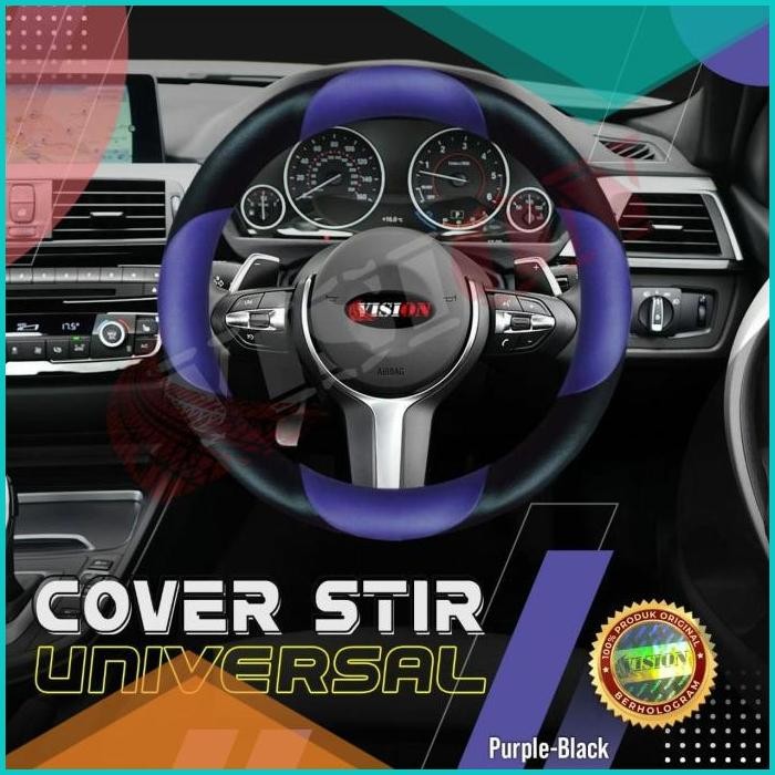 cover stir, penutup stir, sarung stir mobil raize universal 07D35Z4 wh