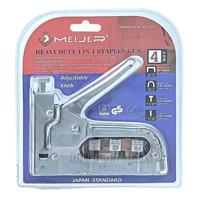 

Meijer Staples Tembak 4 - 14 Mm Staple Gun Tacker 4 In 1 Steples Original Dan Terpercaya
