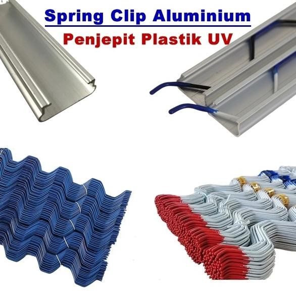 Terlaris! Spring Clip Aluminium / Spring Klip / Penjepit Plastik Uv Greenhouse