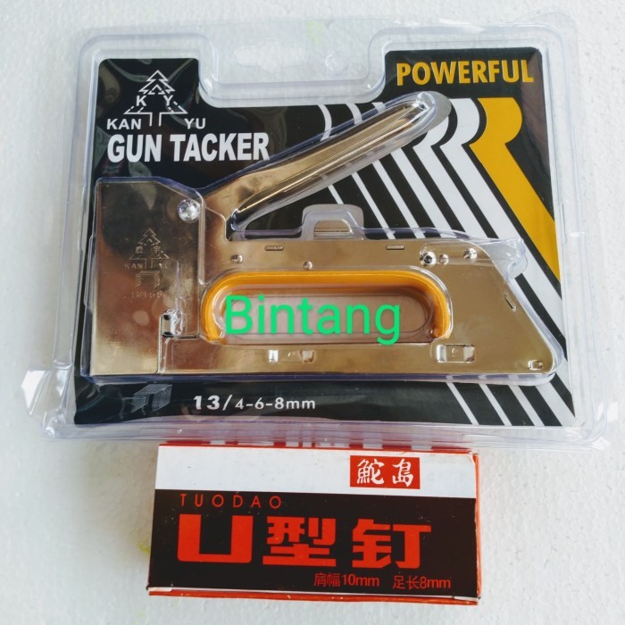 

Staples gun steples tembak jok motor + isi