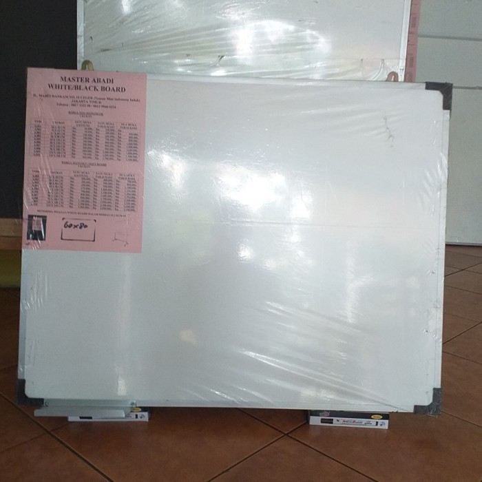 

Terlaris Papan Tulis 60 X 80Cm/White Board 60X80 Cm