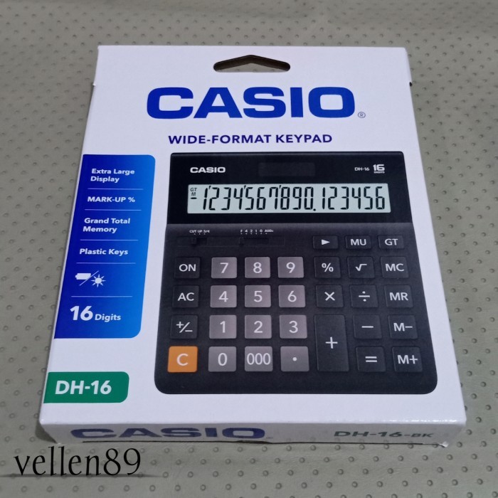 

Terbaru Kalkulator Casio Dh-16 (16 Digit) Original
