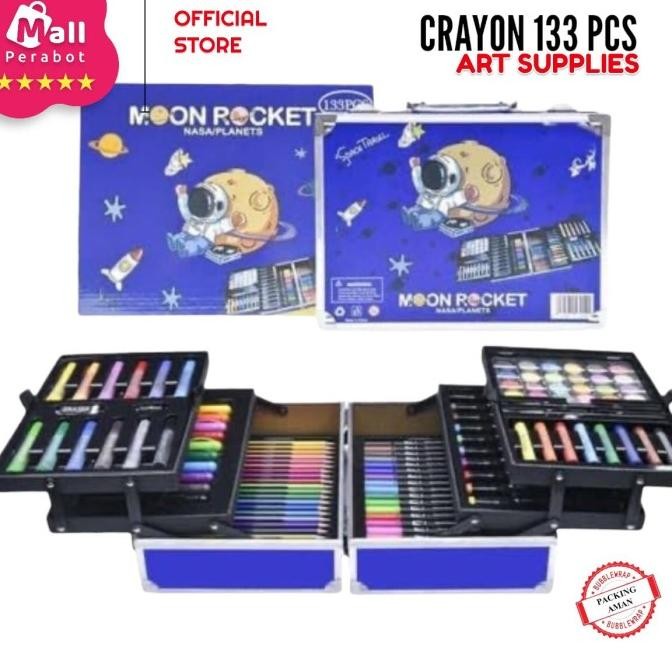 

MALL PERABOT | CRAYON SET 133 PCS KOPER ALUMINIUM BESI | BOX ALAT LUKIS ANAK KOPER SET | KRAYON MEWARNAI ANAK | PENSIL WARNA | PERLENGKAPAN MEWARNAI LUKIS