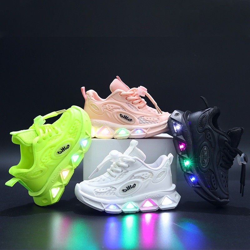 Promo Baju Anak babyfit INFINTE [size 21-30]. sepatu sneakers lampu led anak cewek cowok jm-1012rp