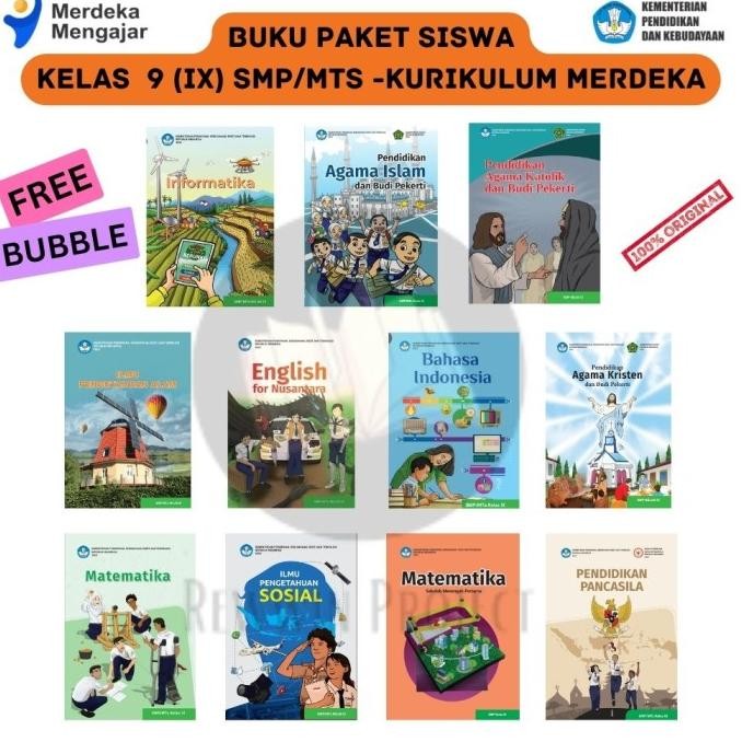 

KIRIM HARI INI Buku Paket Kelas 9 (IX) SMP Kurikulum Merdeka BERMUTU