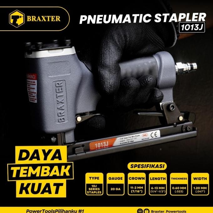 

1013J. PNEUMATIC STAPLER / STAPLER TEMBAK / STAPLES TEMBAK BRAXTER ORIGINAL DAN TERPERCAYA