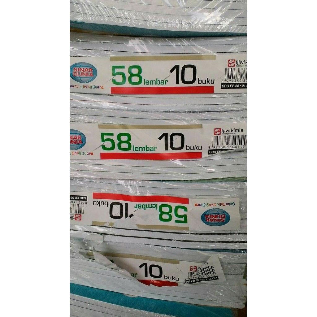 

BUKU TULIS SIDU 58 1 PACK ISI 10
