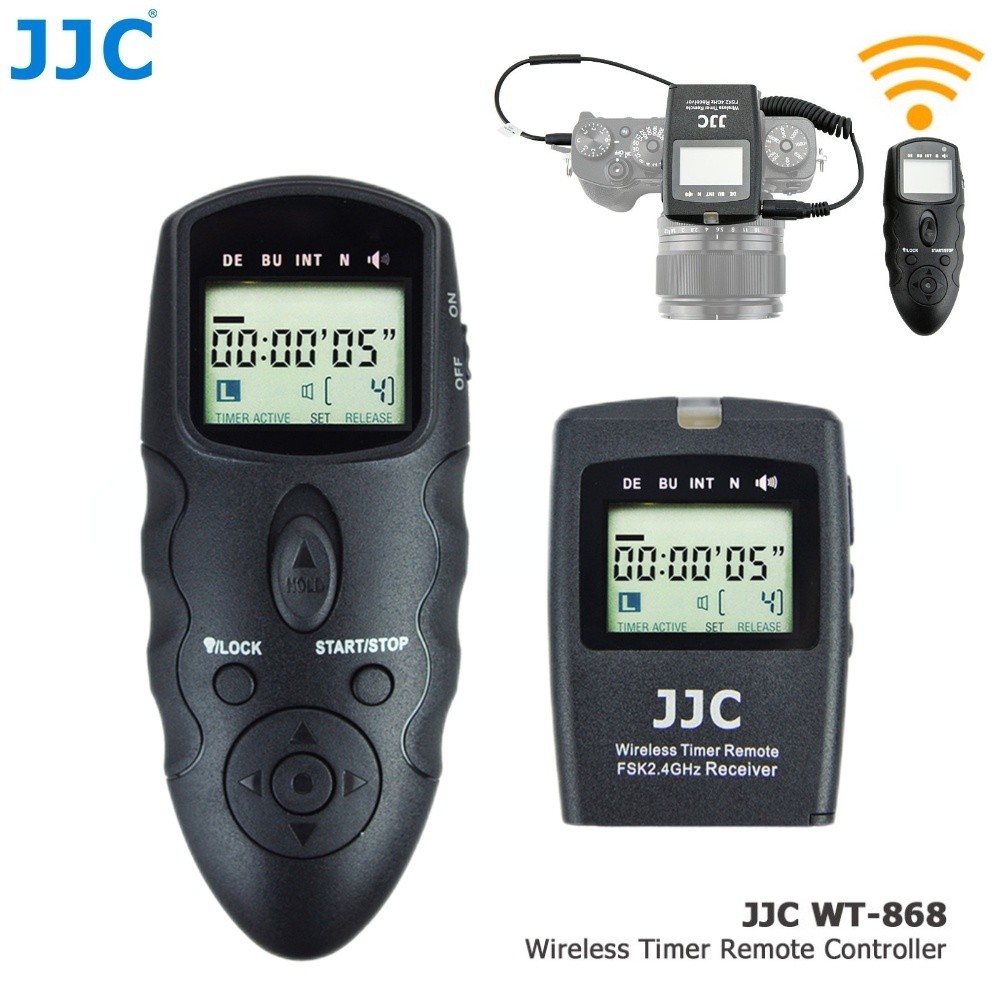 JJC Canon 100 Meter Radio Kontrol Jarak Jauh Nirkabel Pengganti Pengatur Waktu RS-80N3 TC-80N3 Pelep