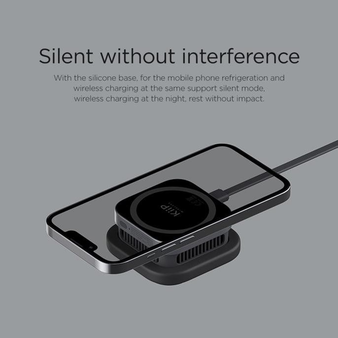 KIIP WIRELESS FW5 CHARGING MAGNETIC COOLER PENDINGIN HP GAMING FAN RADIATOR COOLING