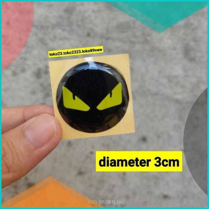 stiker timbul motor stiker keren diameter 3cm 07D35Z4 on sale