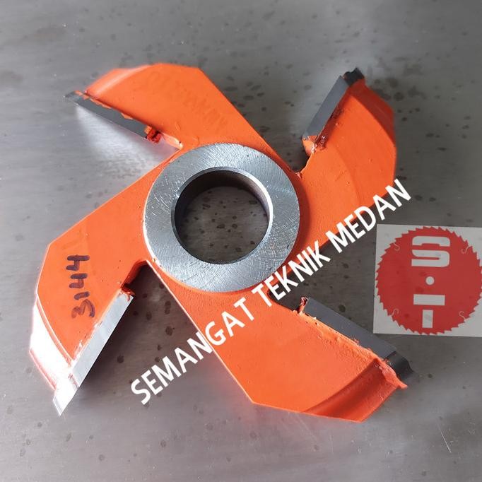 3144 MATA PISAU PROFIL ROUTER DUDUK SPINDLE PANEL PINTU KAYU 6" BAWAH
