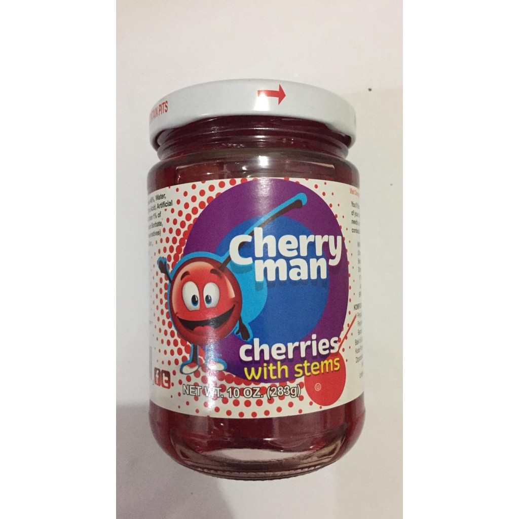 

Cherry Man Cherries With Stems 283G Stok Terbatas