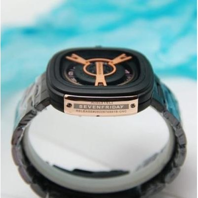 Jam Tangan pria Seven friday rantai S362AIbox batrai cadangan GT
