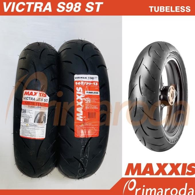 Sale Sepasang Ban Yamaha Nmax Upgrade Tubeless Maxxis Victra S98St