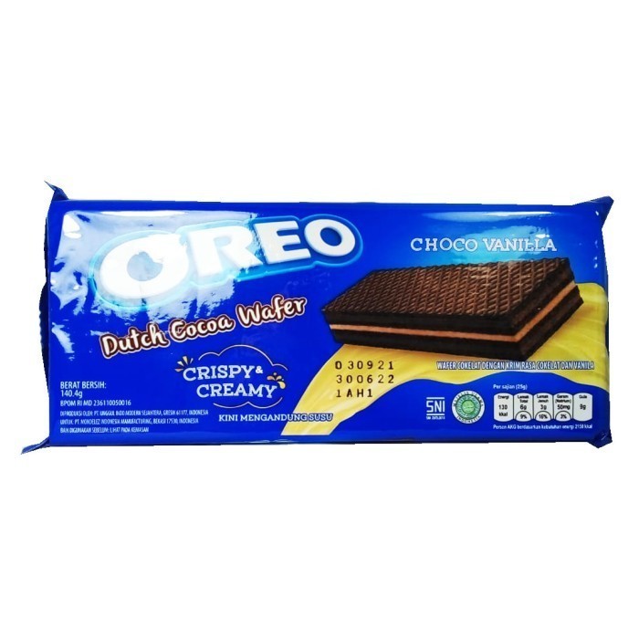 

OREO DUTCH COCOA WAFER CHOCO VANILLA 140.4G