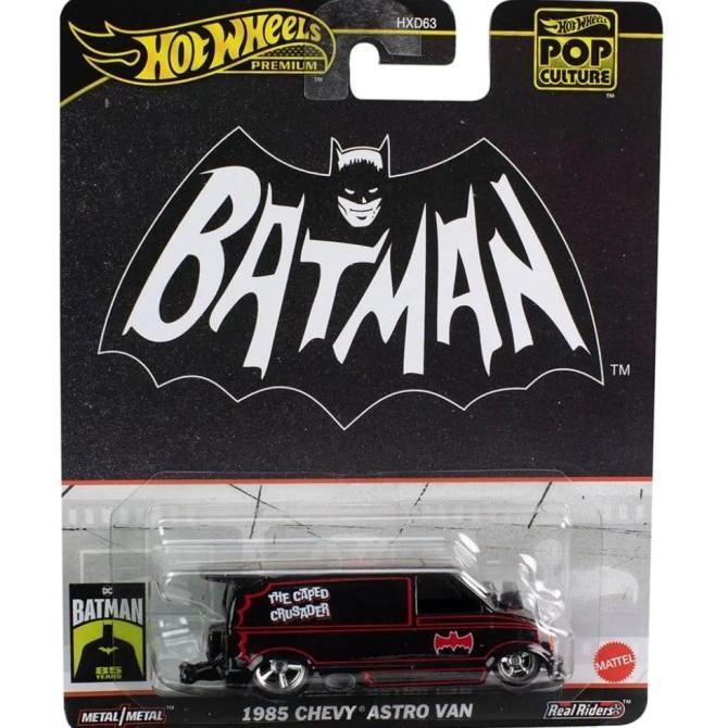 Terlaris Hotwheels Hot Wheels Premium Pop Culture Batman 1985 Chevy Astro Van