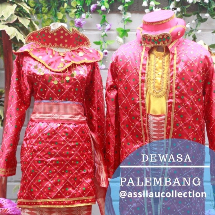Baju Adat Dewasa Palembang Satuan (Pria/Wanita)
