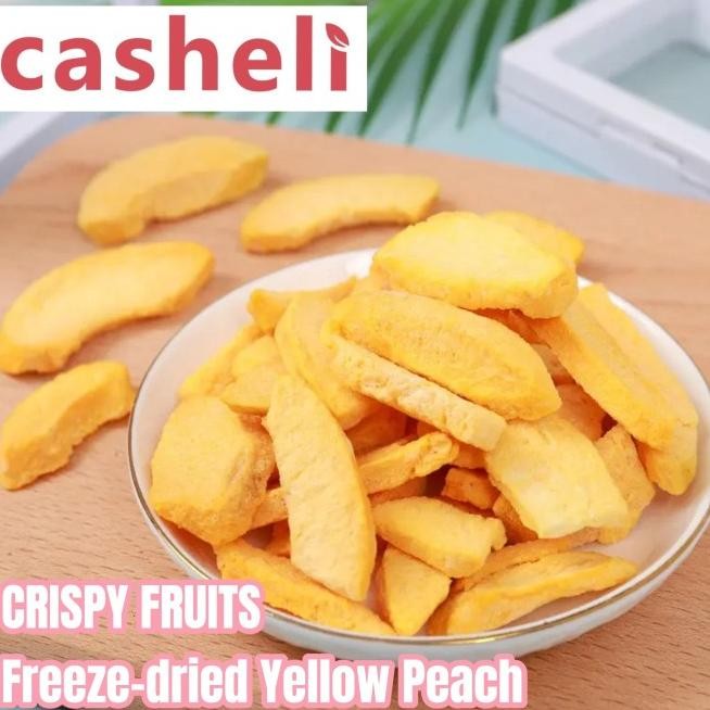 

Peach Ering Cripy Freeze Dried Yellow Peach Na Ana Ibu Hal 1G