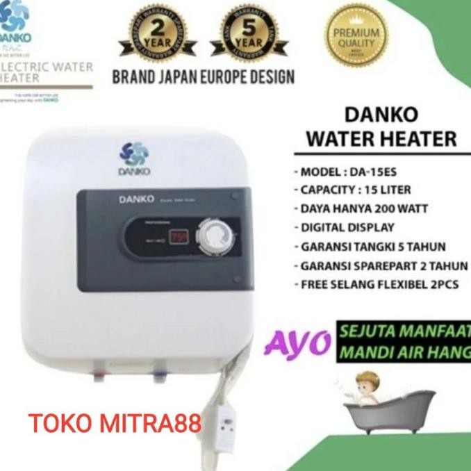

PROMO DANKO WATER HEATER DANKO 15 LITER DA 15 ES