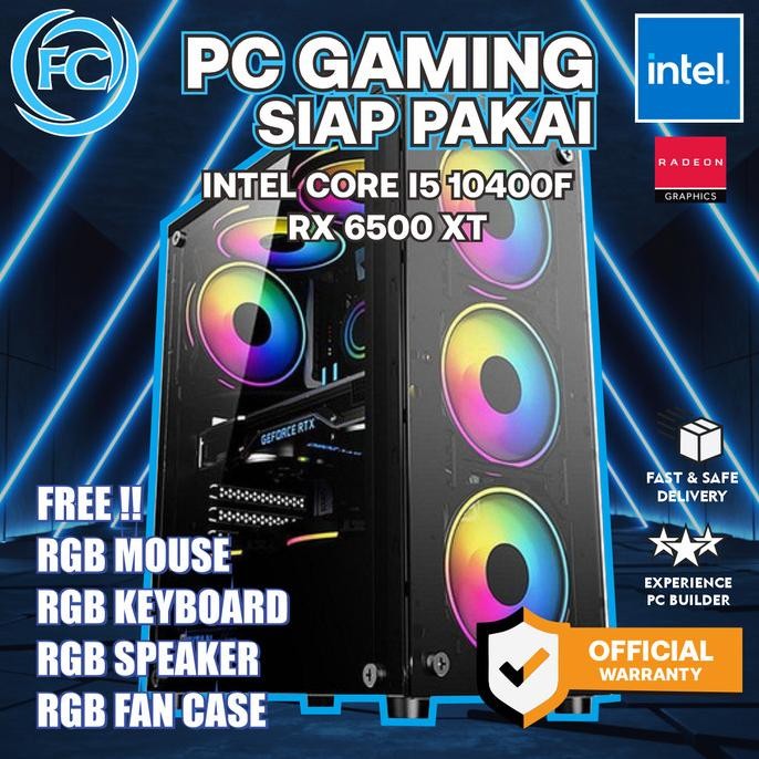 

PROMO PAKET PC GAMING I5 10400F / 16GB / RX6500XT GAMING / DESIGN