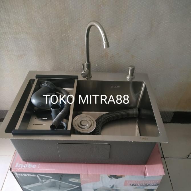 

PROMO PAKET KOMPLIT KITCHEN SINK 6045 MODEL BOLZANO