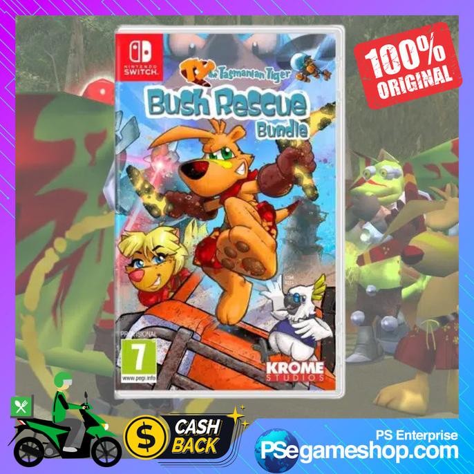

PROMO NINTENDO SWITCH TY THE TASMANIAN TIGER HD: BUSH RESCUE BUNDLE