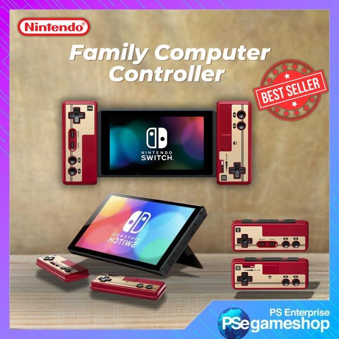 

PROMO FAMILY COMPUTER CONTROLLER FOR NINTENDO SWITCH OLED / V1 / V2