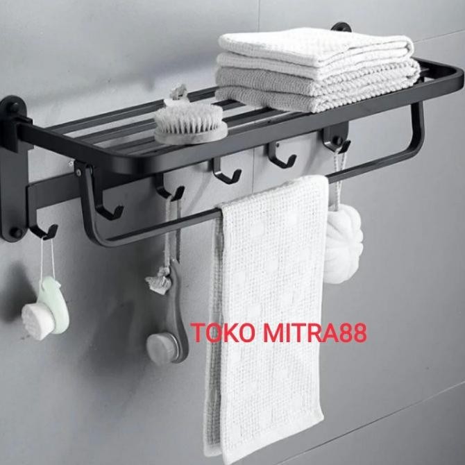 

PROMO RAK HANDUK LIPAT STAINLESS HITAM