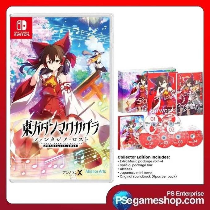 

PROMO SWITCH TOUHOU DANMAKU KAGURA PHANTASIA LOST COLLECTOR EDITION