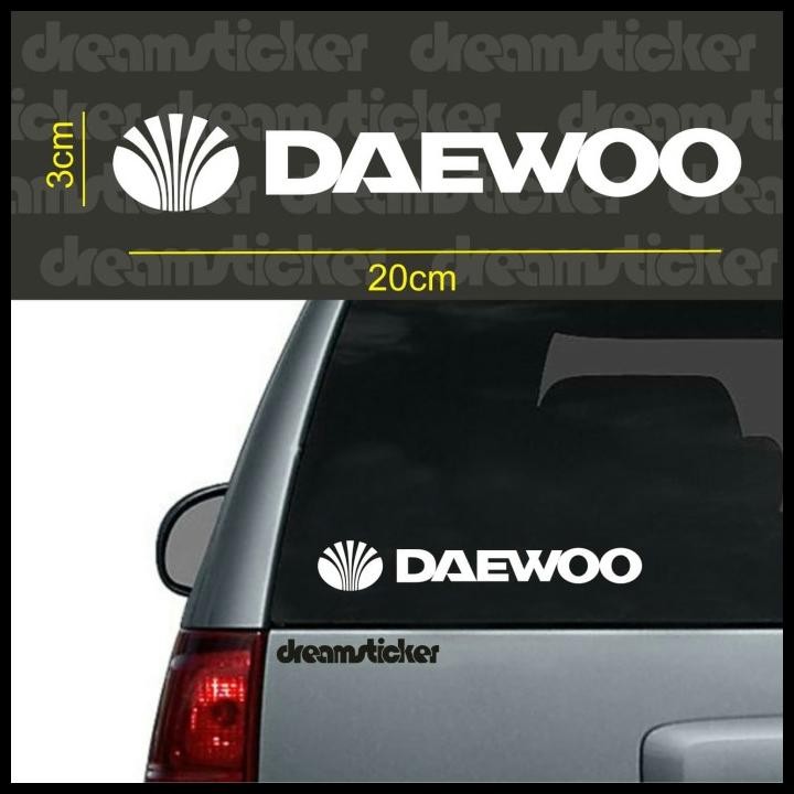 

TERMURAH STICKER STIKER DAEWOO !!