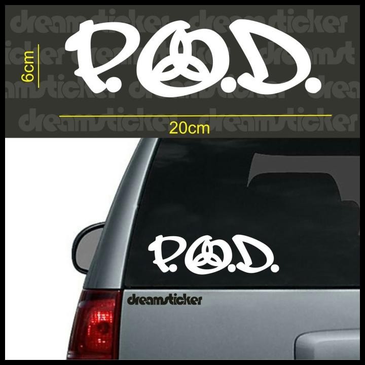 

TERMURAH STICKER STIKER MUSIK BAND POD P.O.D !
