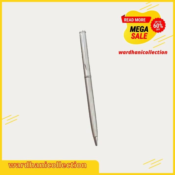 

PULPEN INSIGNIA SILVER / PEN BESI PENA METAL GIFT SOUVENIR PROMOSI BEST SELLER !!
