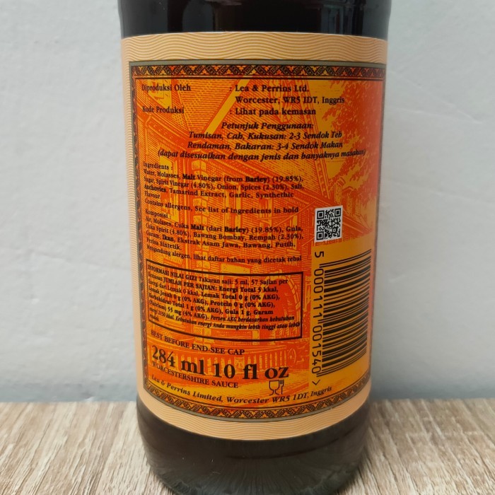 

Lea Perrin Worceterhire Auce 284Ml Ecap Inggri Au Ao Lp