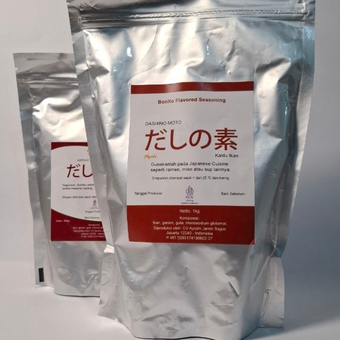 

Dashi 1kg Dashinomoto HALAL Kaldu Ikan Bubuk Utk Ramen Miso Sup Japan