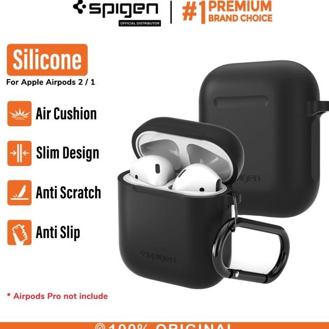 Apple Airpods Case Silicone Spigen Apple Airpods Pouch Original Casing
