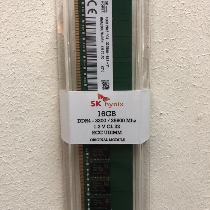 RAM SERVER SK HYNIX 16GB 2Rx8 PC4 3200AA EE1 ECC UDIMM